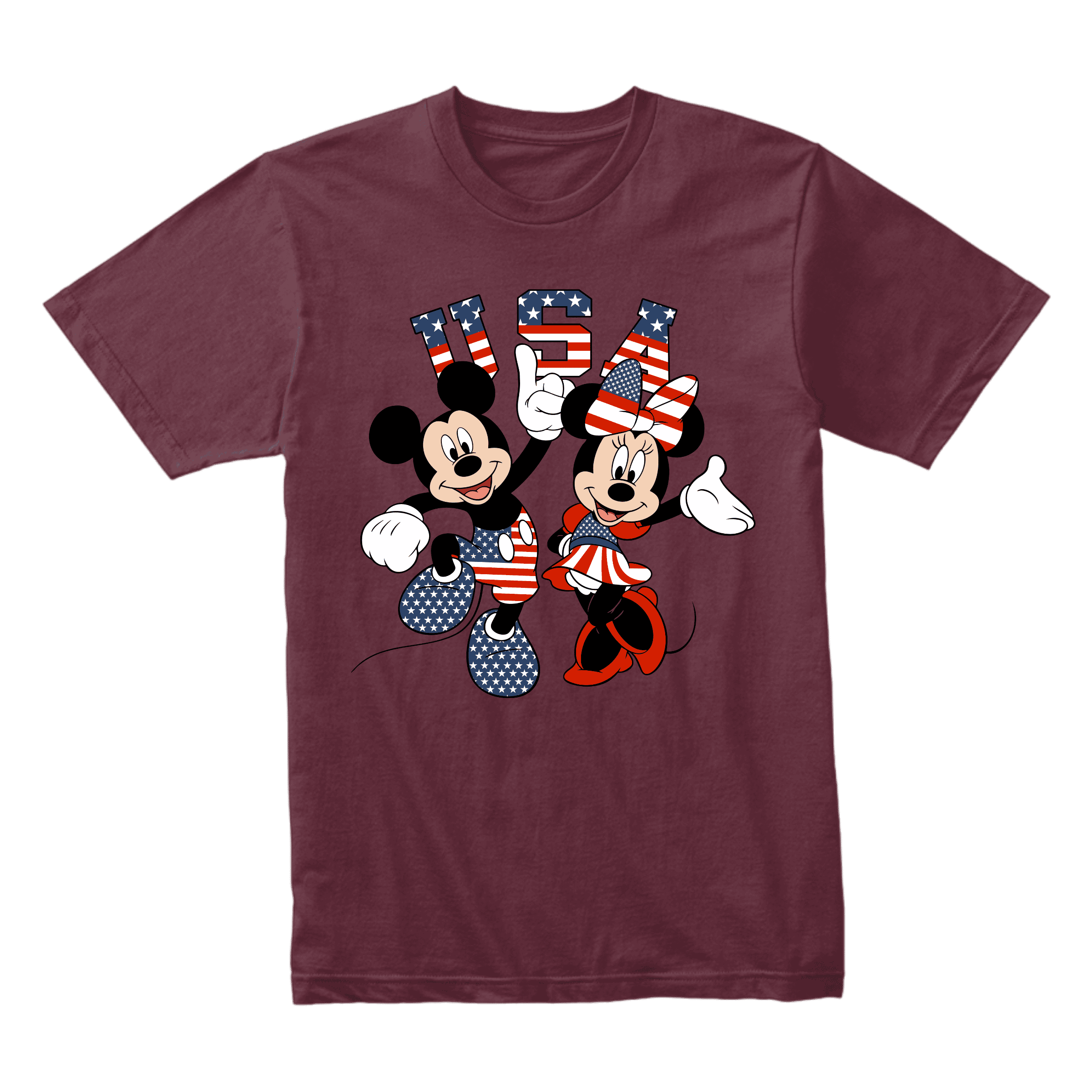 USA Flag Disney & Minnie